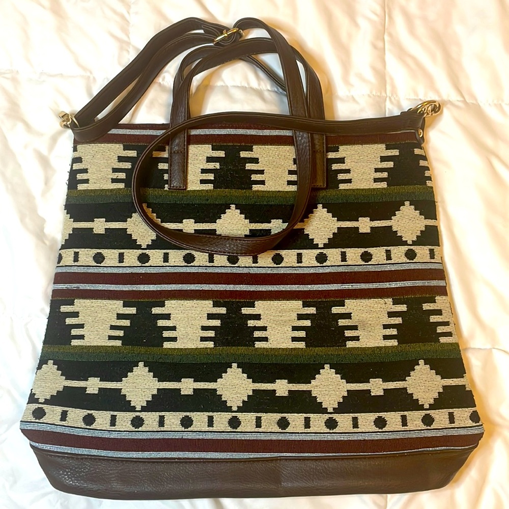 South western style tote/cross body
